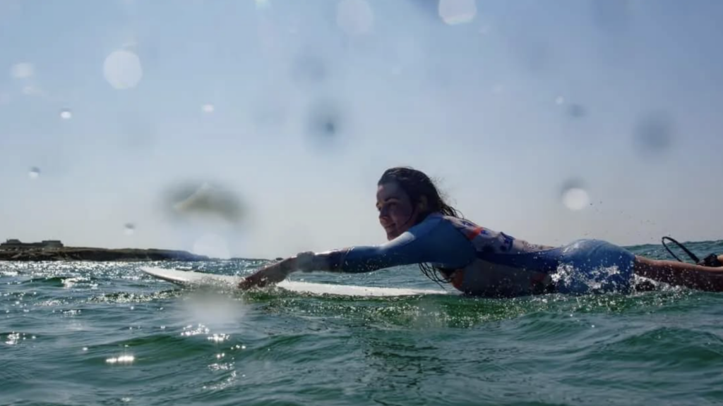Anne Sophie paddling