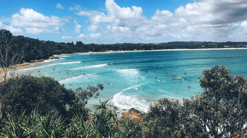Byron Bay for beginner surfers