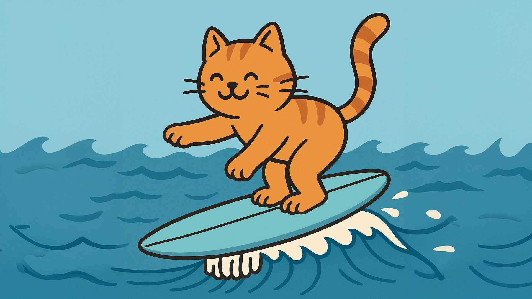 Hang ten for beginner surfers