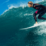 How pro surfers pop up on a surfboard