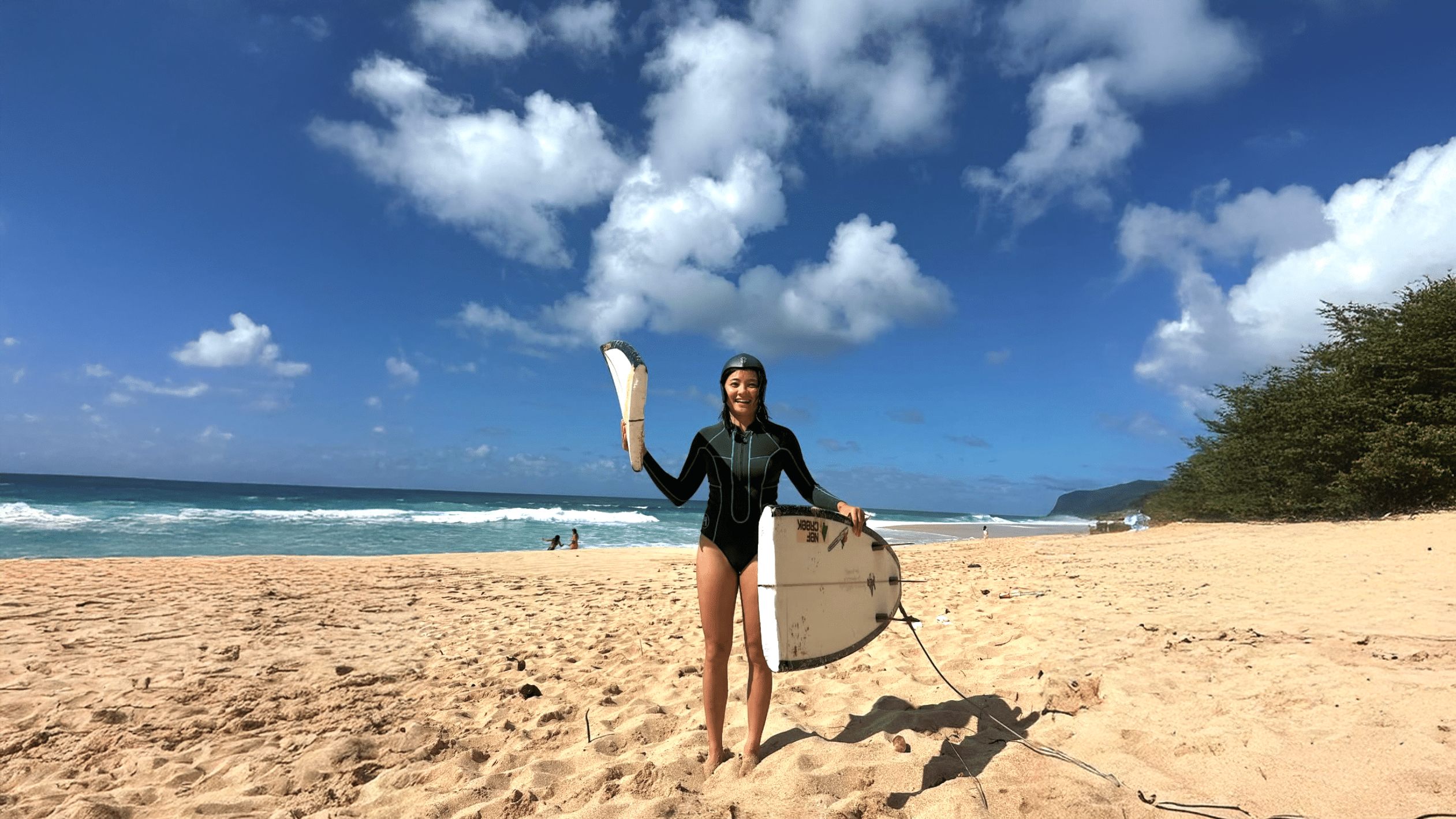 No permission to surf Pipeline needed with Jade Darmawangsa