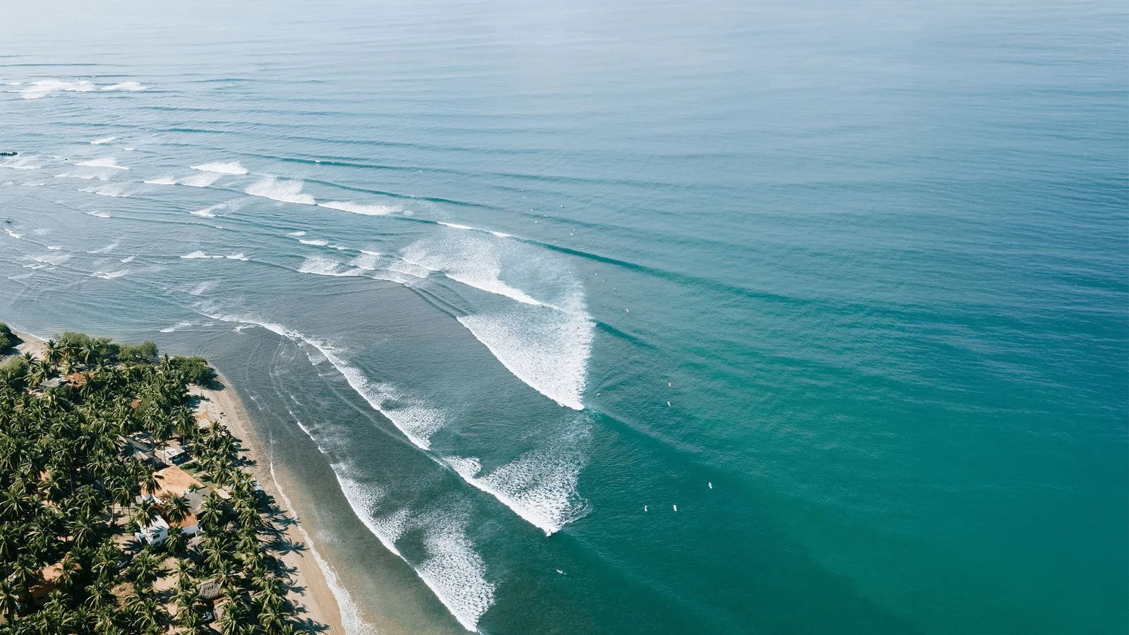 La Saladita for beginner surfers is a proper wave machine