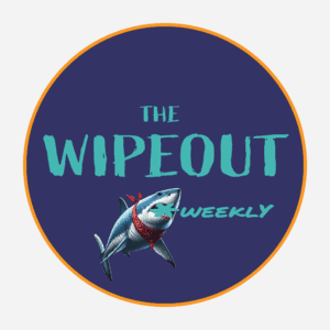 The Wipeout Weekly sticker shoppe_background