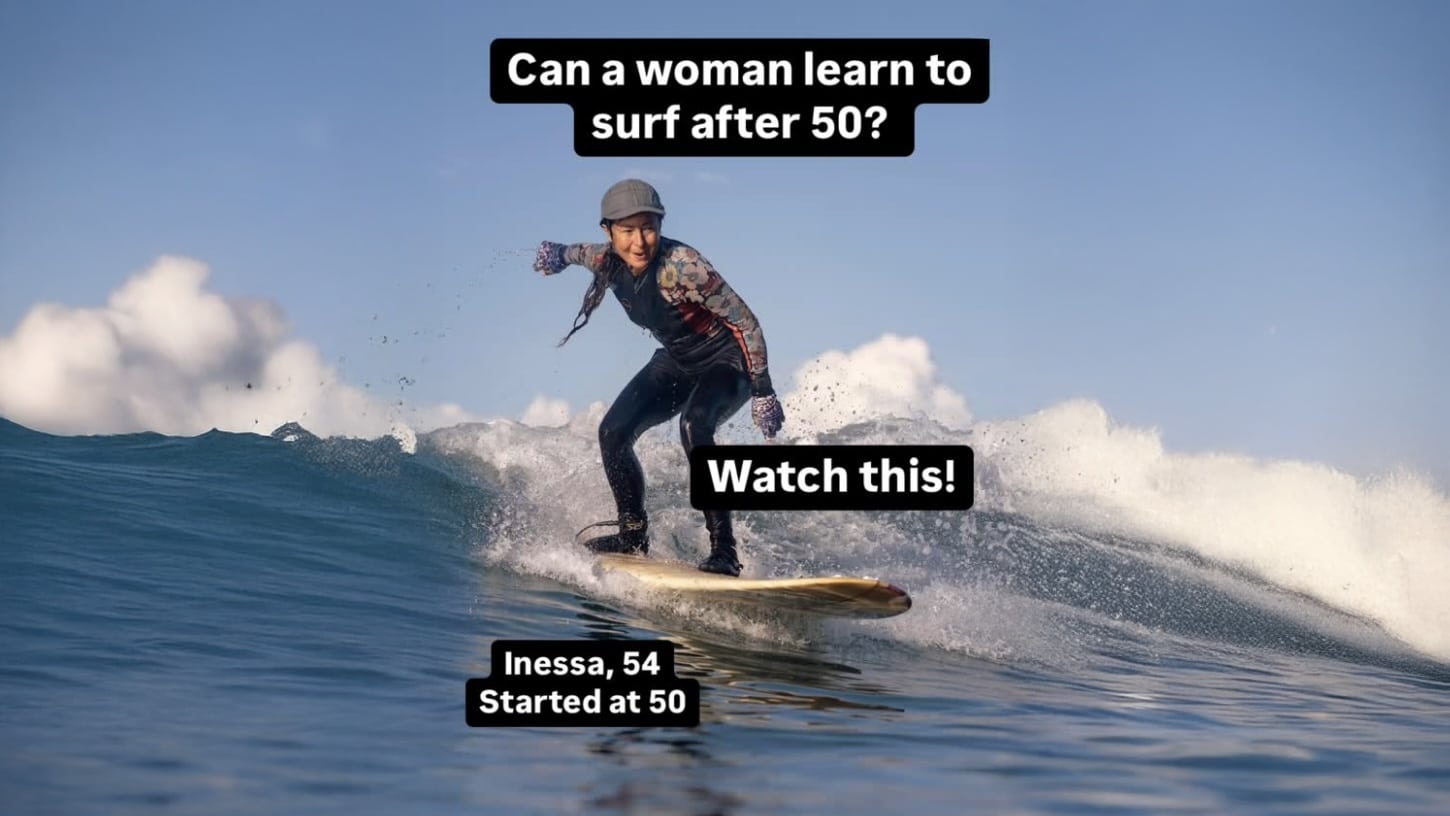 Hey Zuz, I am confused: Am I too old to try surfing?