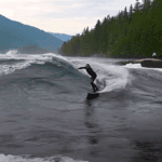 Bored of the ocean? Try bore surfing.