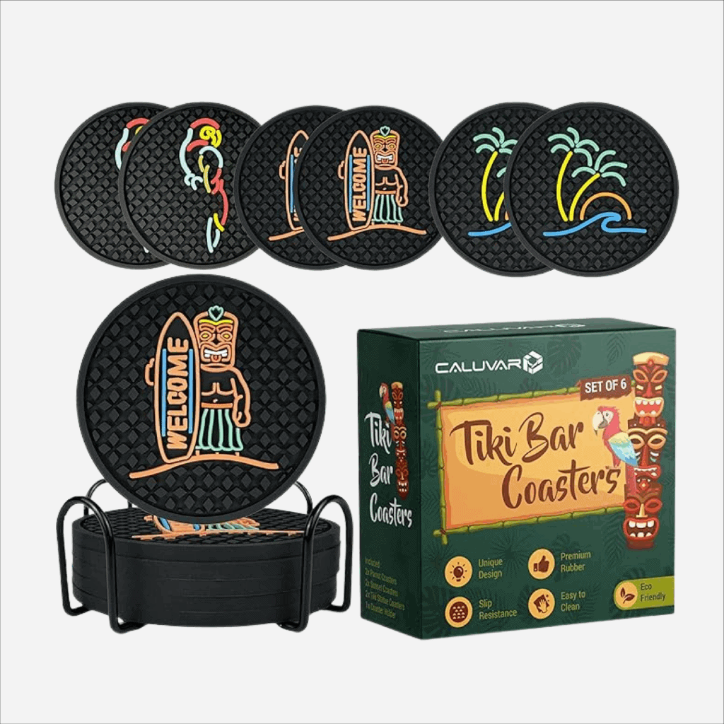 Tiki coasters